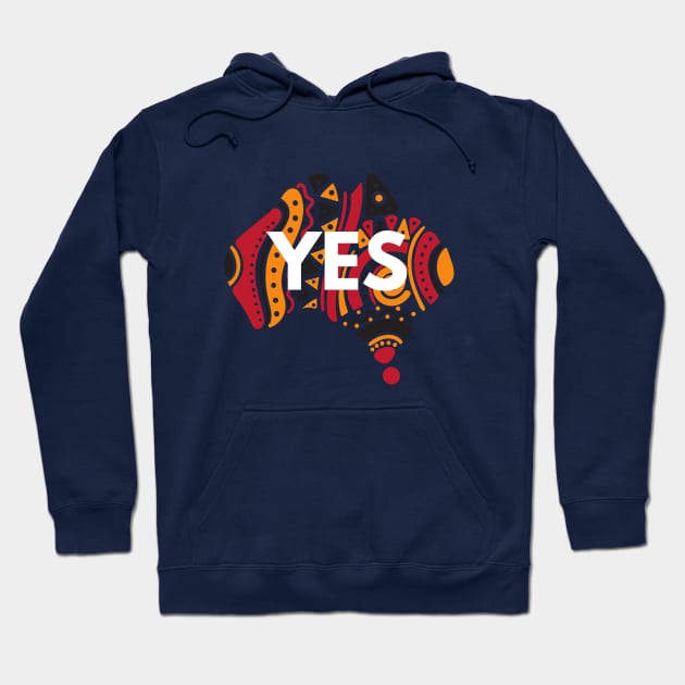 Yes to the Voice to Parliament Hoodie by DestinationAU